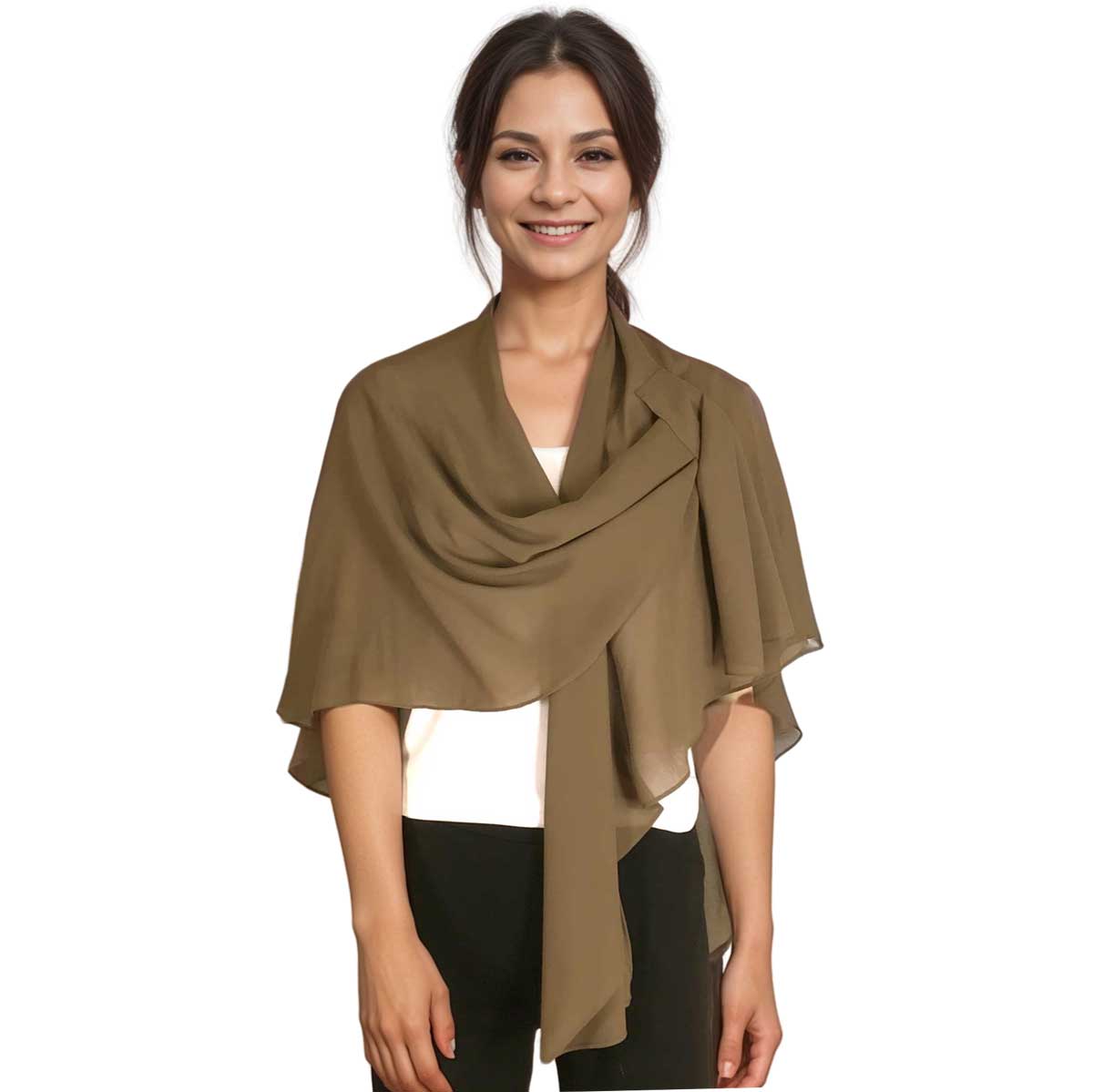 3917 - Georgette Pull Through Loop Wrap