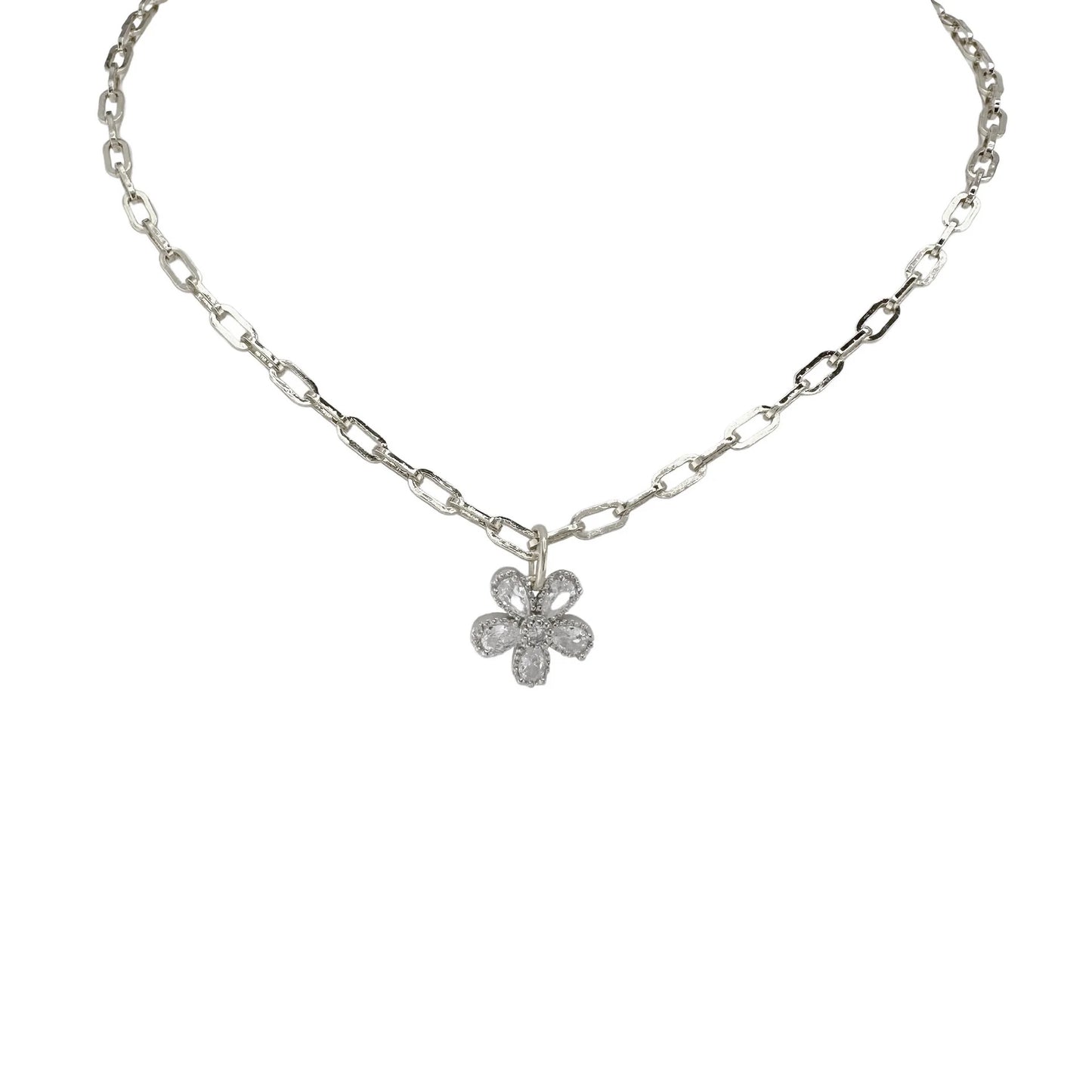 Felicity 1 Flower Choker Necklace