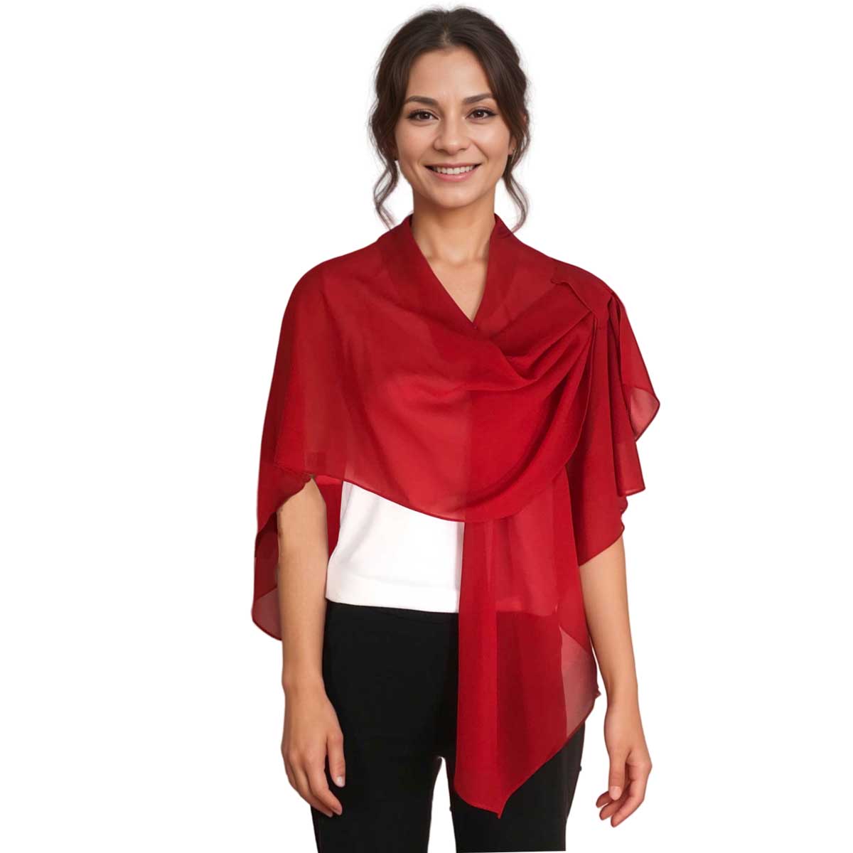 3917 - Georgette Pull Through Loop Wrap