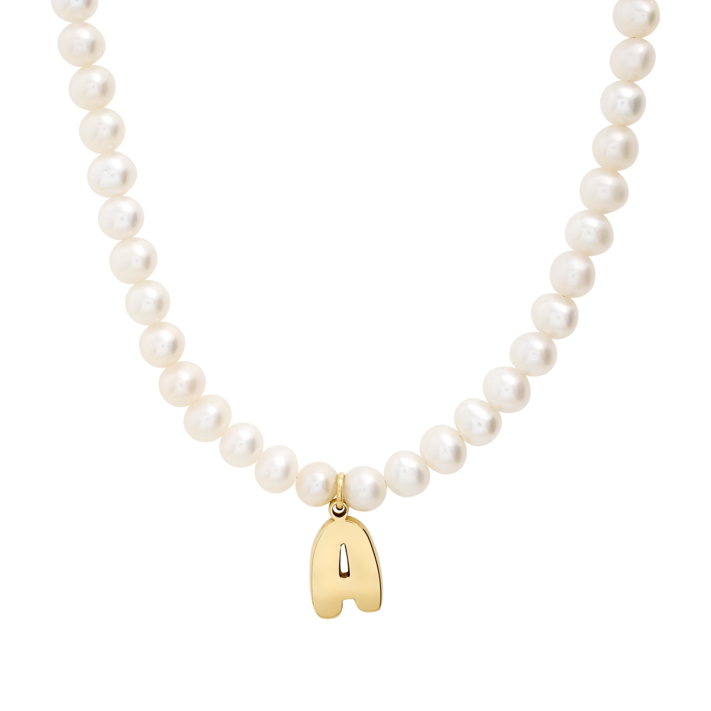 Pearl Initial Neckalce