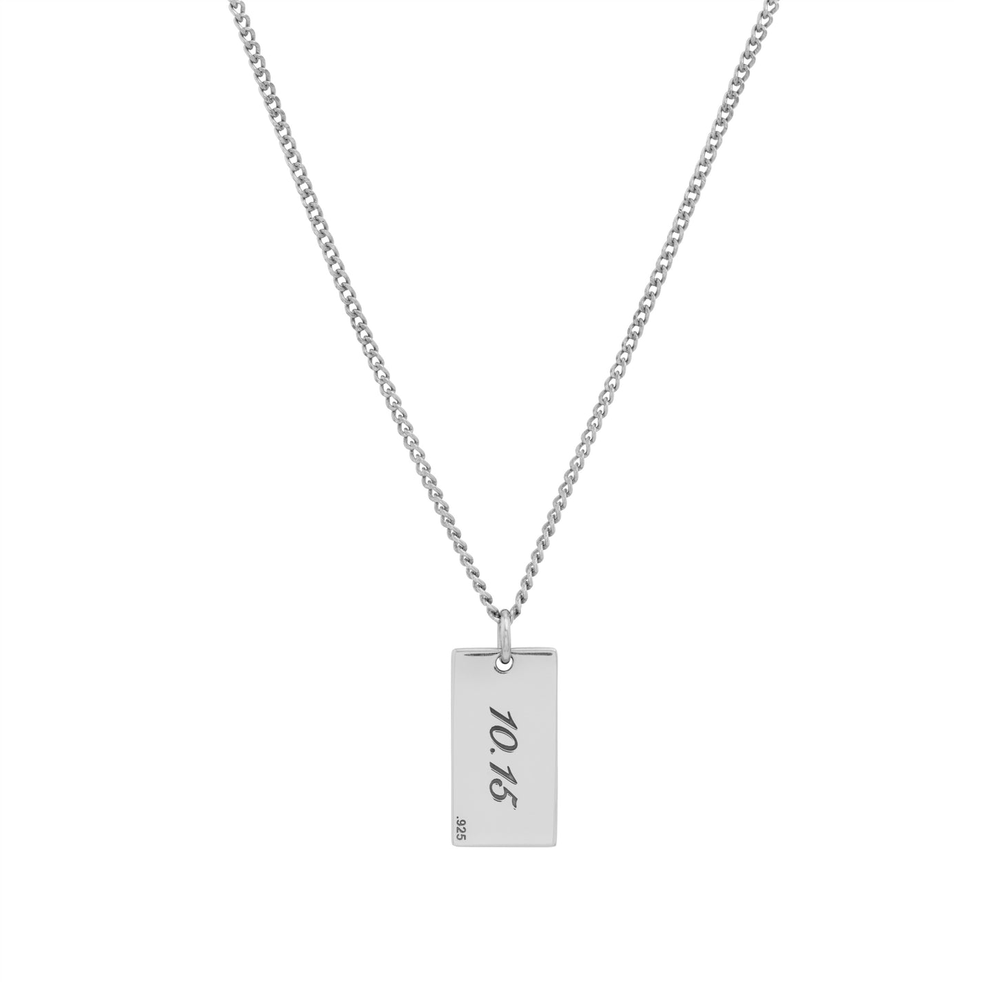 Dog tag necklace