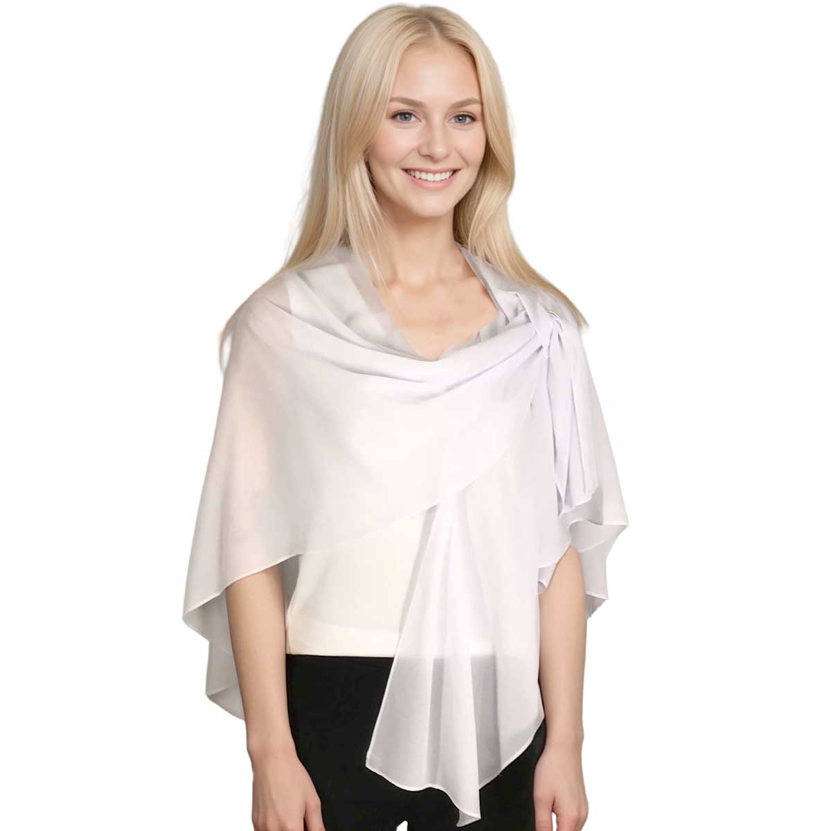 3917 - Georgette Pull Through Loop Wrap