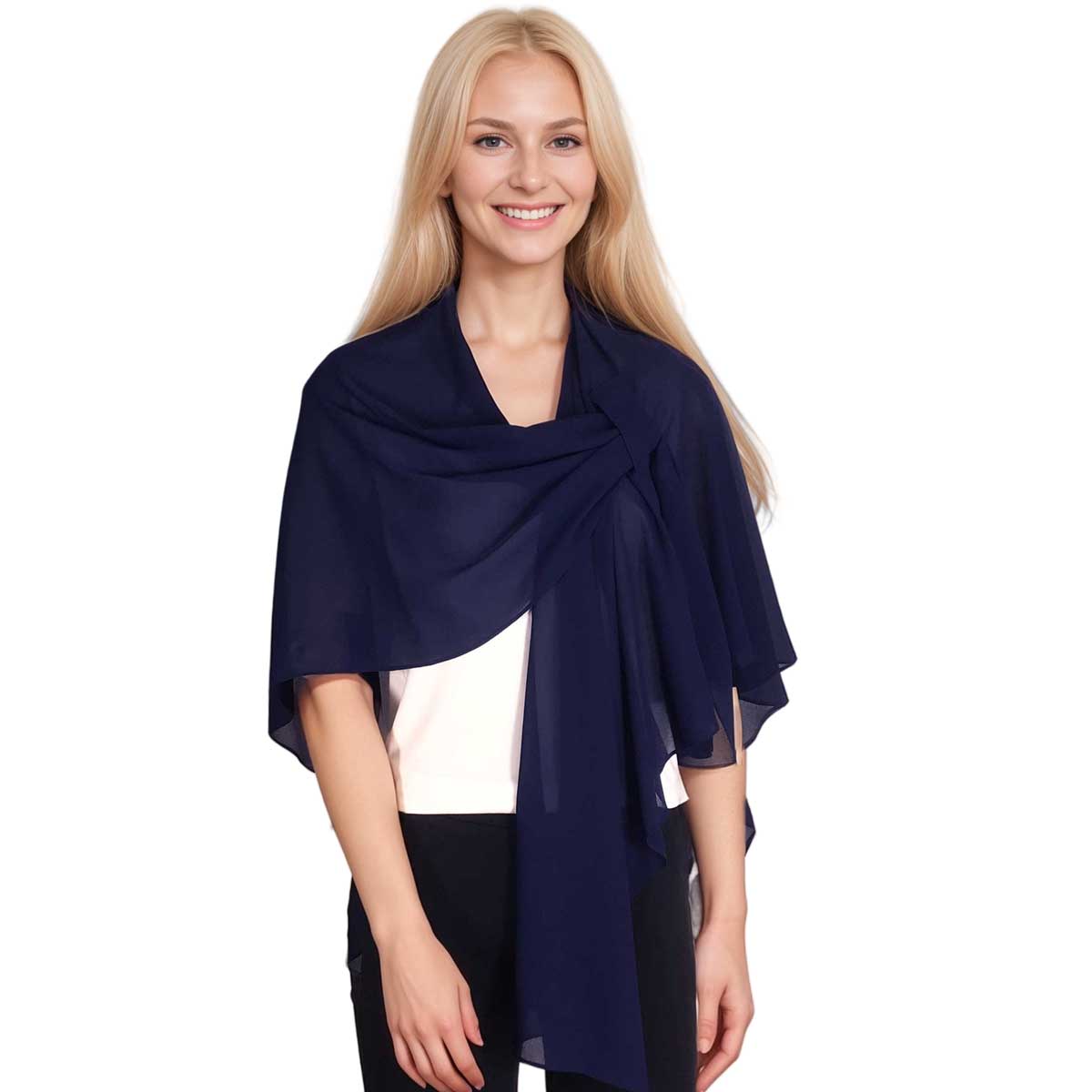 3917 - Georgette Pull Through Loop Wrap