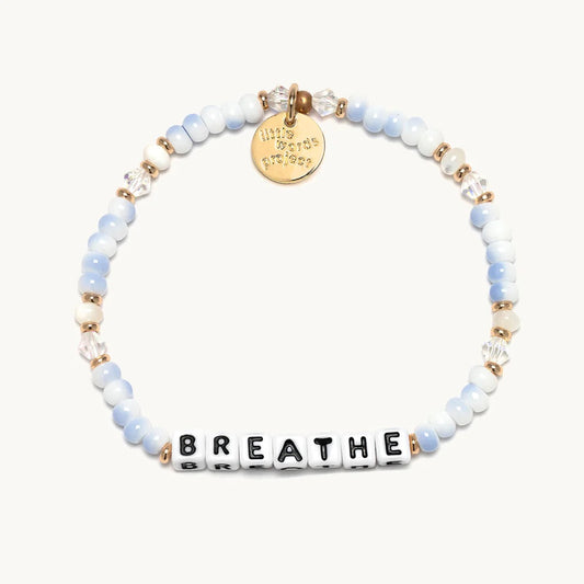 Breathe  beaded bracelet