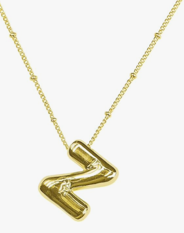 Balloon Initial Necklace