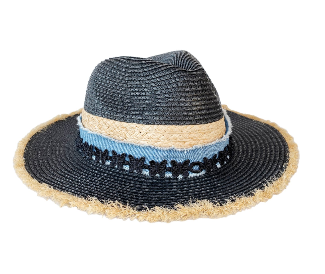 Key West Frayed Butterfly Hat