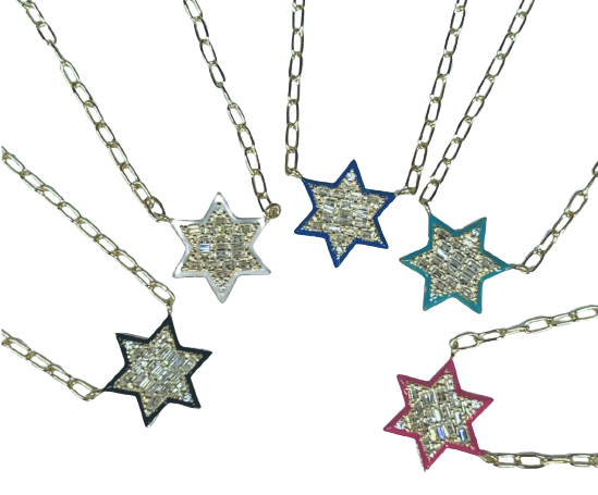 Colored Star Of David