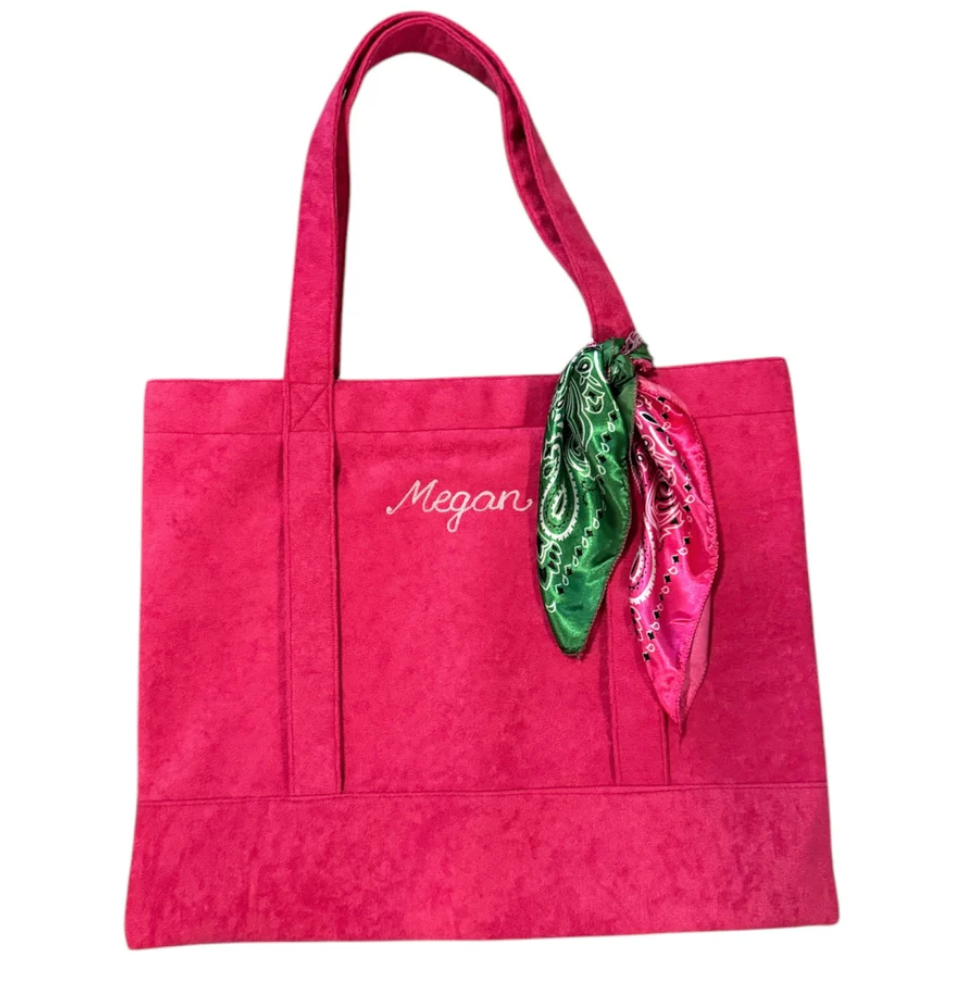 Custom Embroidered Terry Hat Tote