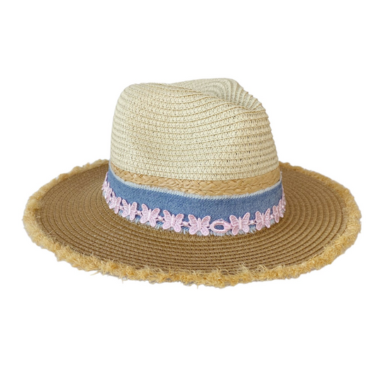 Key West Frayed Butterfly Hat