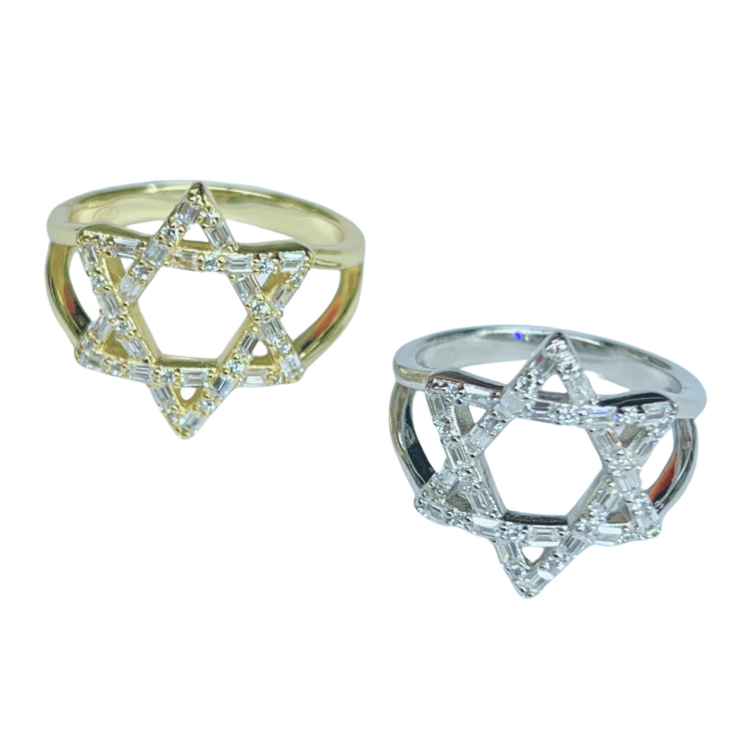 Star of David CZ Ring