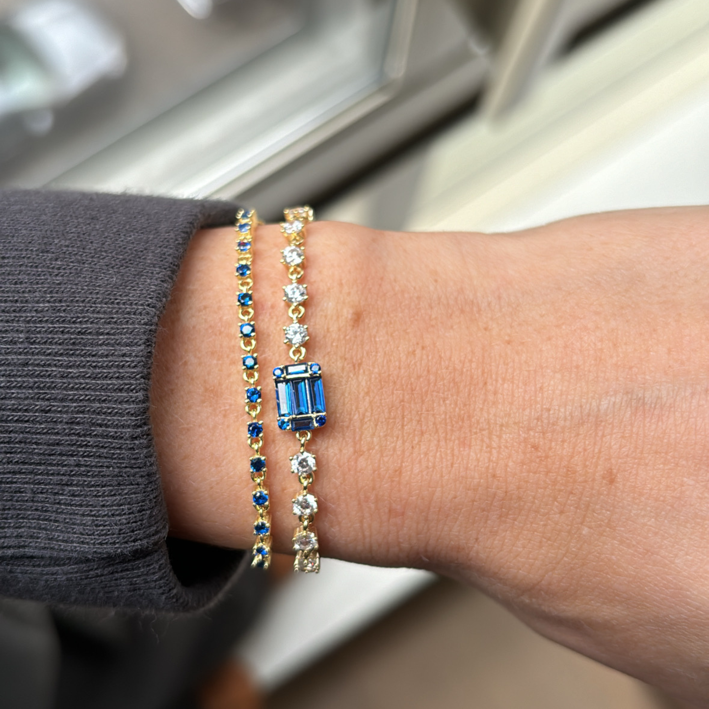 Bezel Stone Bracelet