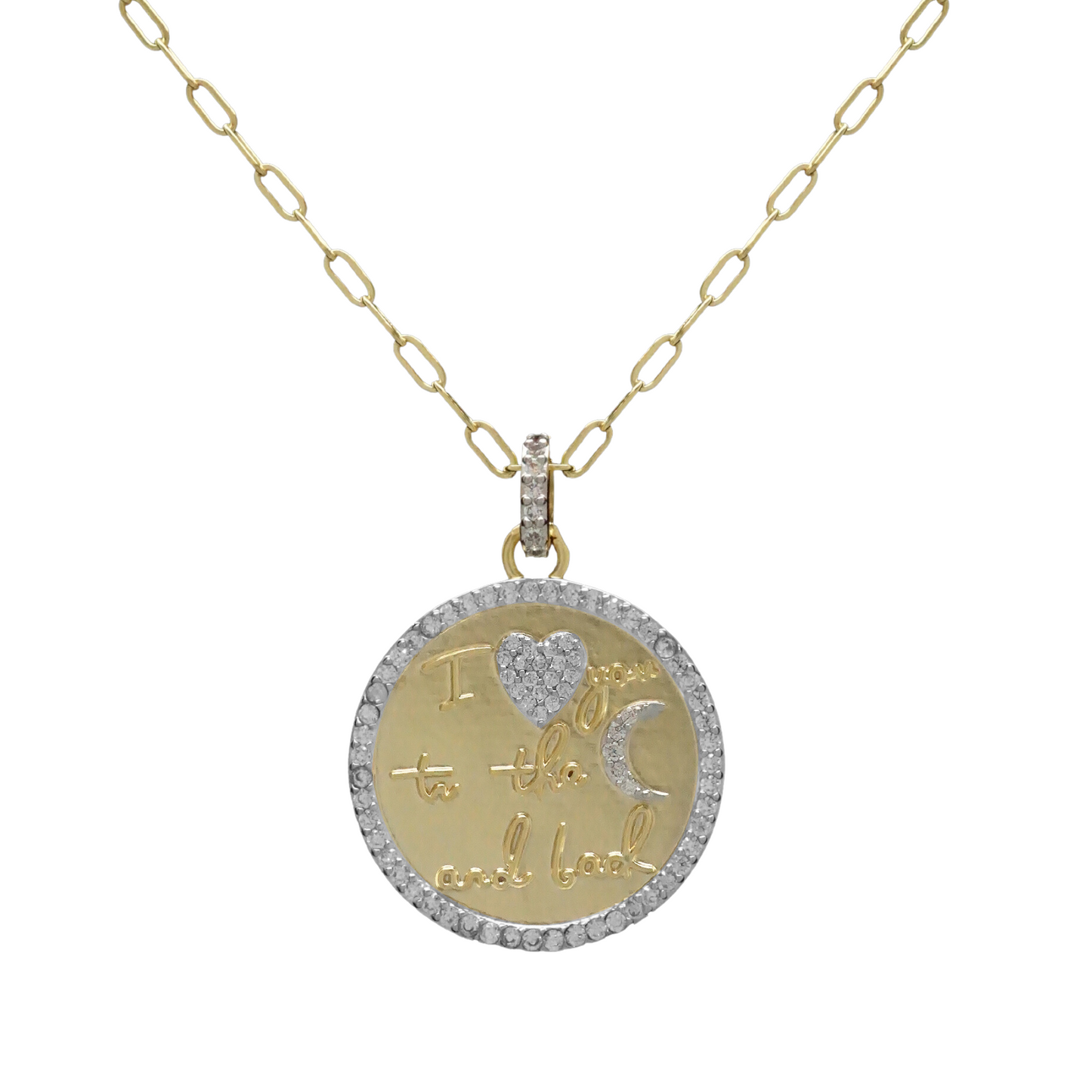 Love You to the Moon & Back Pendant