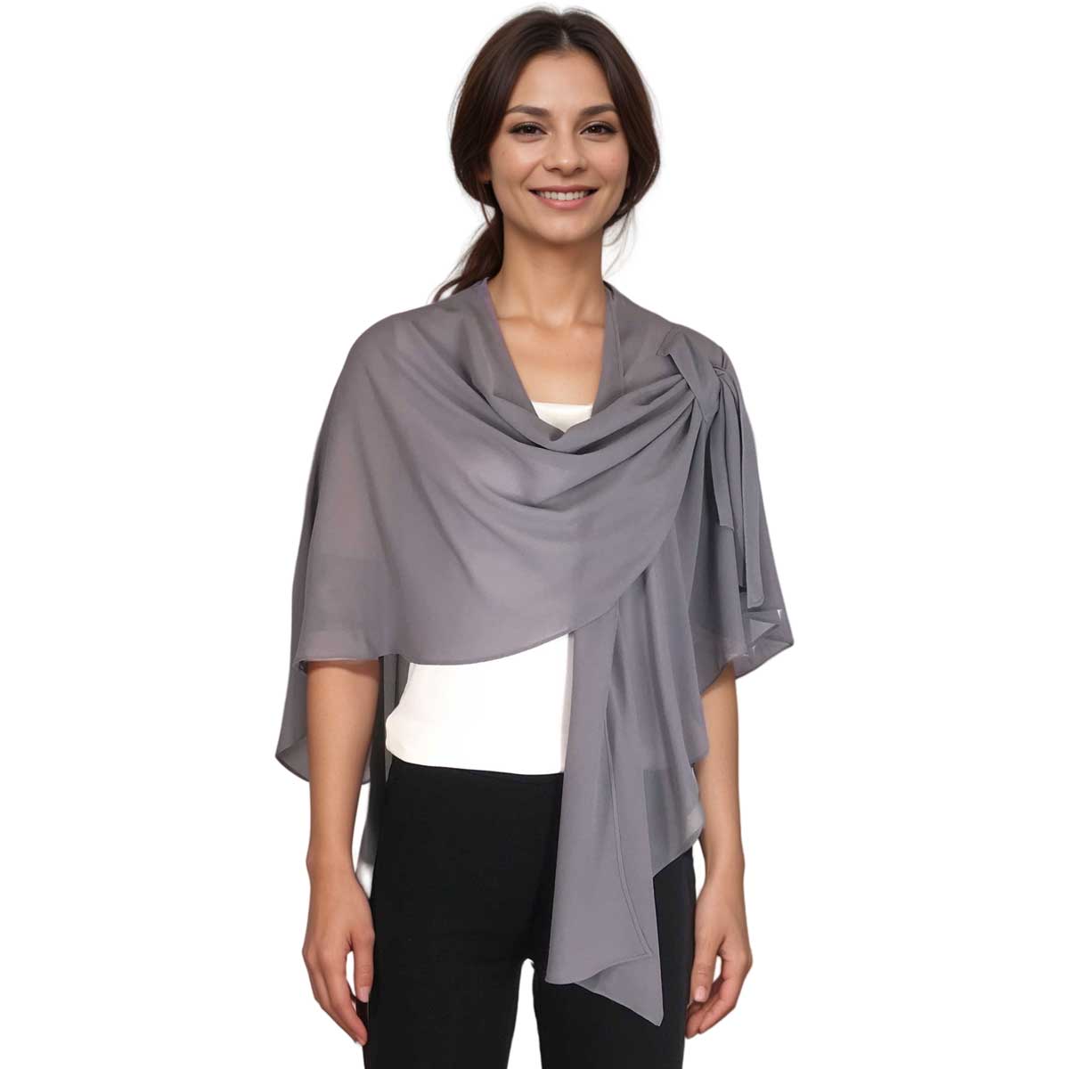 3917 - Georgette Pull Through Loop Wrap