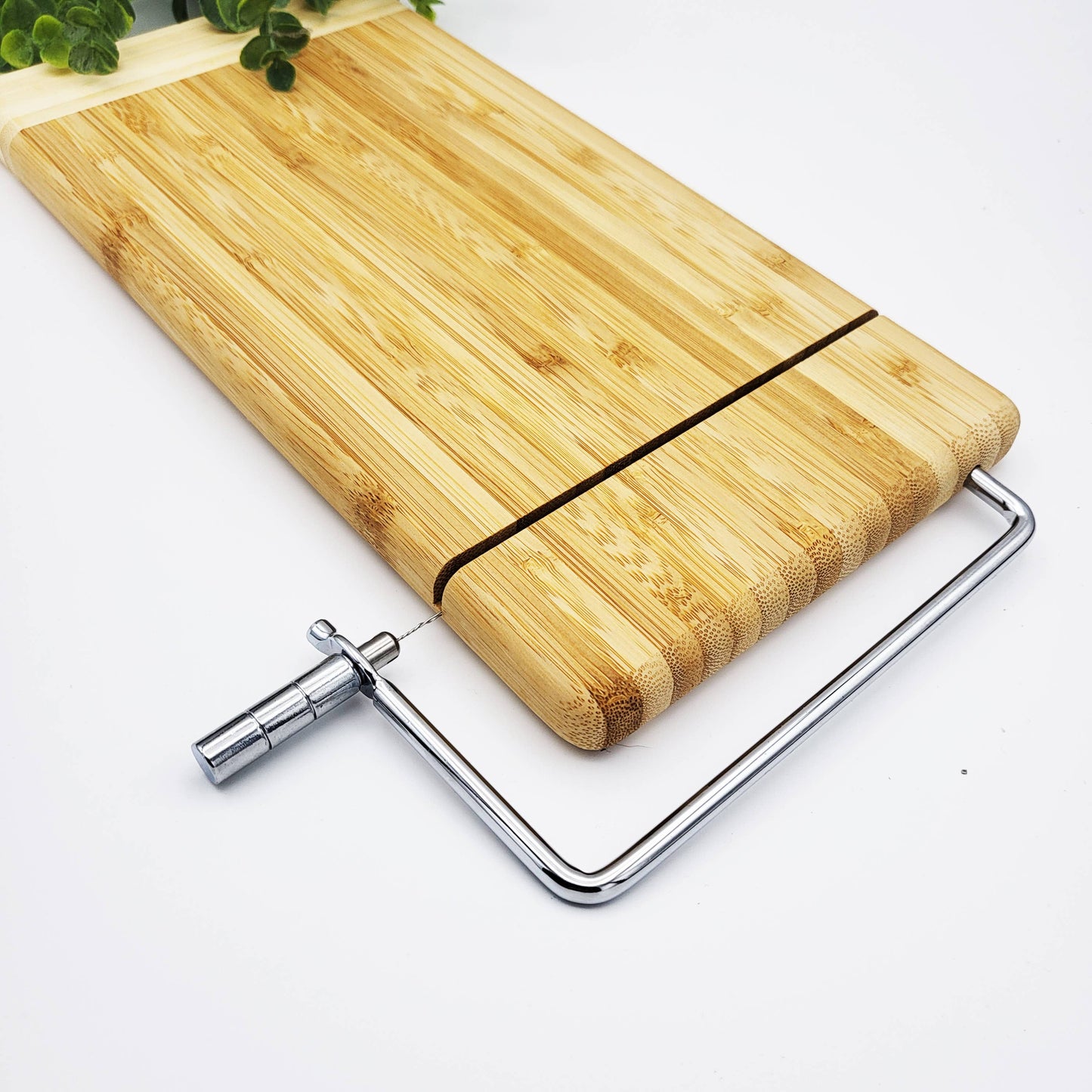 Personalized Cheese Cutting Board with Metal Cheese Cutter