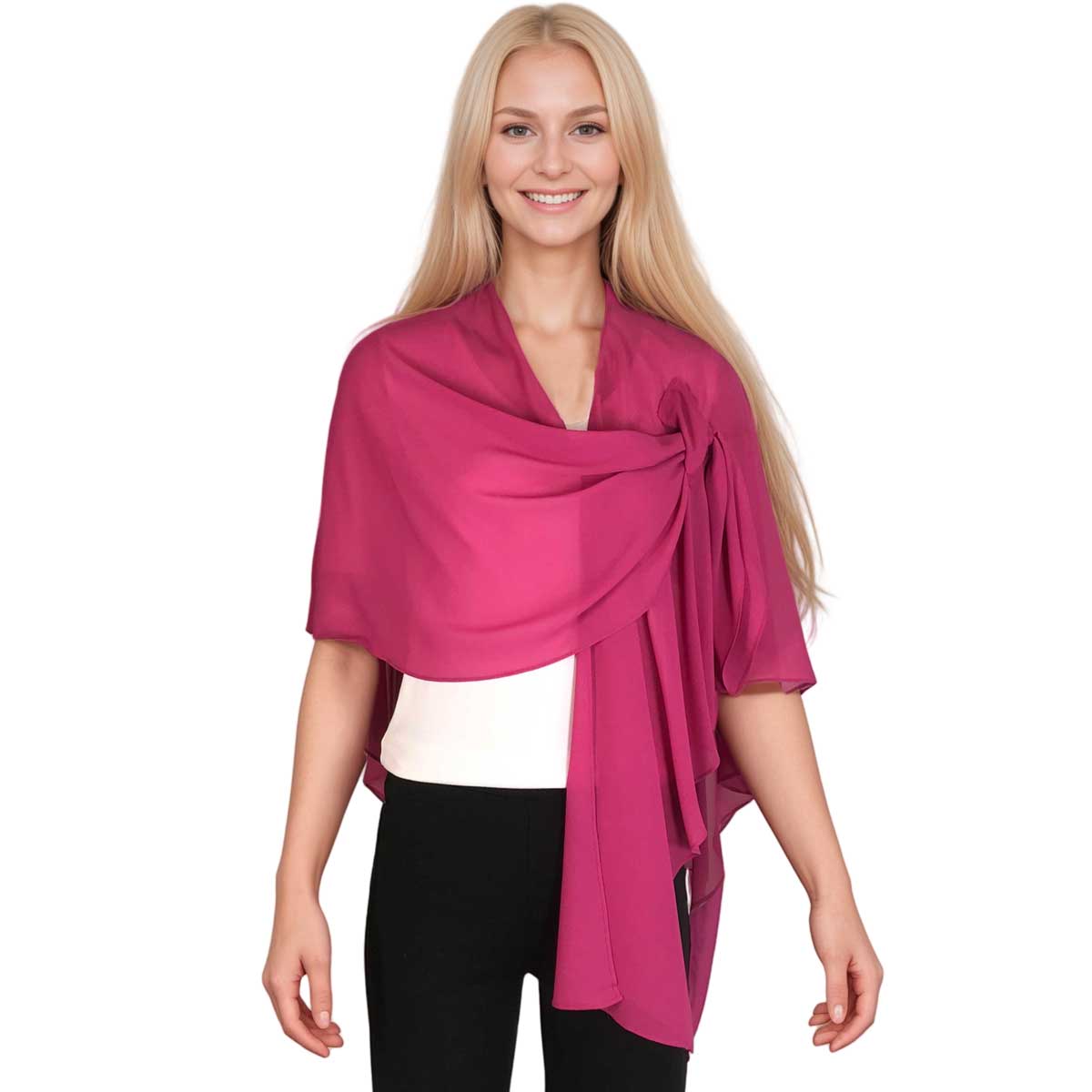 3917 - Georgette Pull Through Loop Wrap