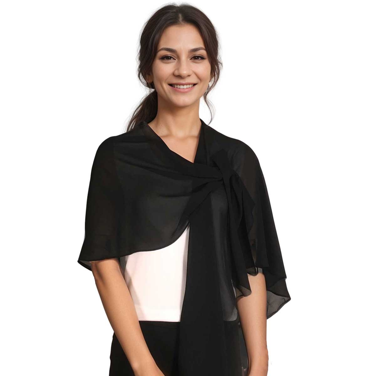 3917 - Georgette Pull Through Loop Wrap
