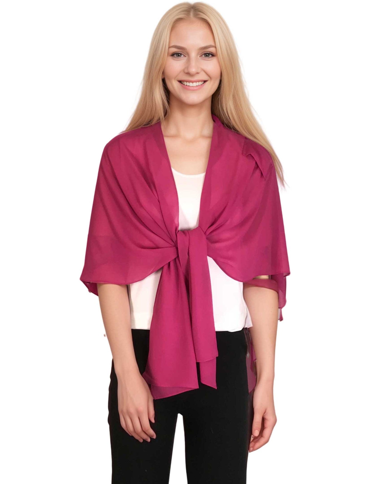 3917 - Georgette Pull Through Loop Wrap