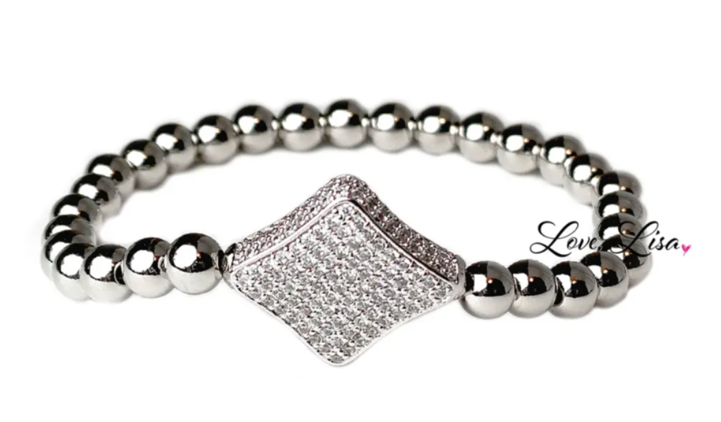 Diamond's Are A Girls Best Friend Bracelet