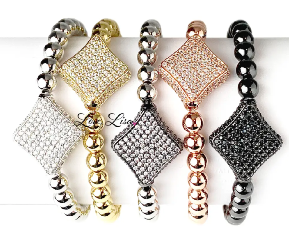 Diamond's Are A Girls Best Friend Bracelet