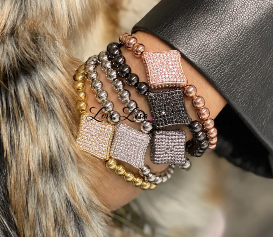 Diamond's Are A Girls Best Friend Bracelet