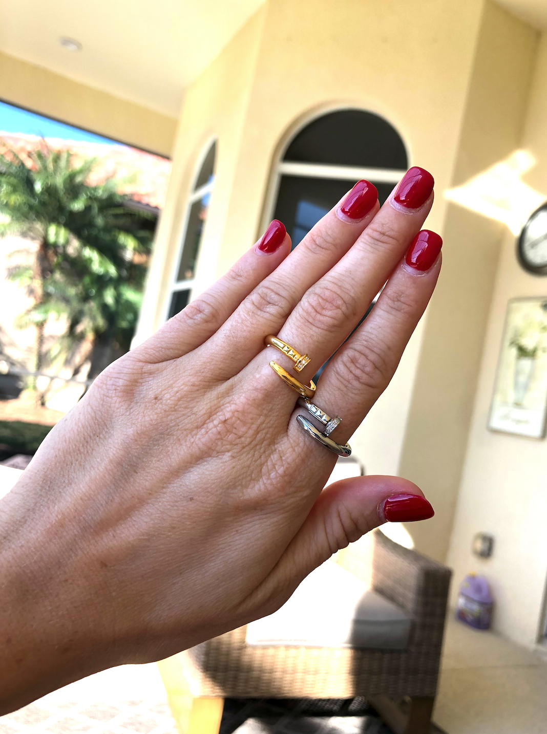 Designer Inspired Nail Ring