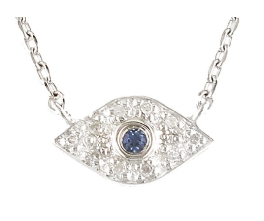 Diamond Evil Eye Necklace