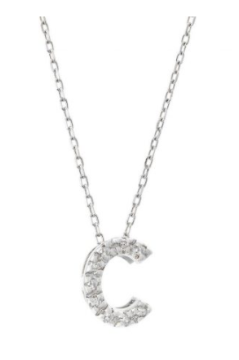 Diamond Initial Necklace