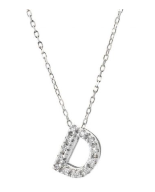 Diamond Initial Necklace