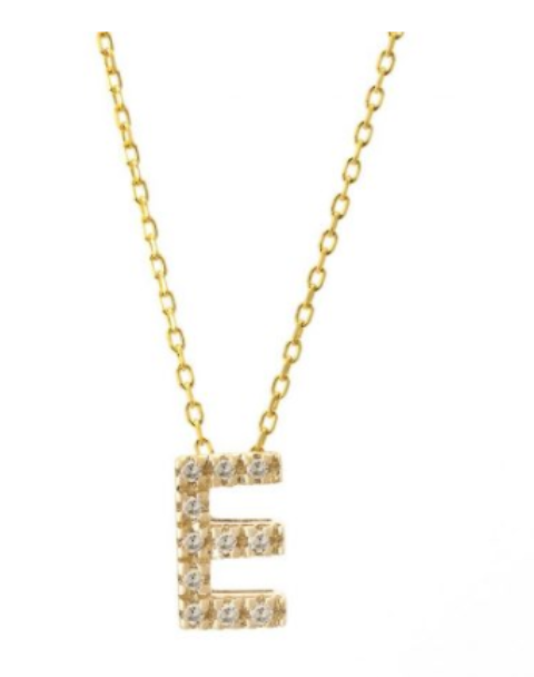 Diamond Initial Necklace