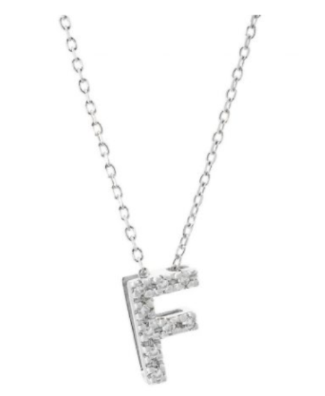 Diamond Initial Necklace