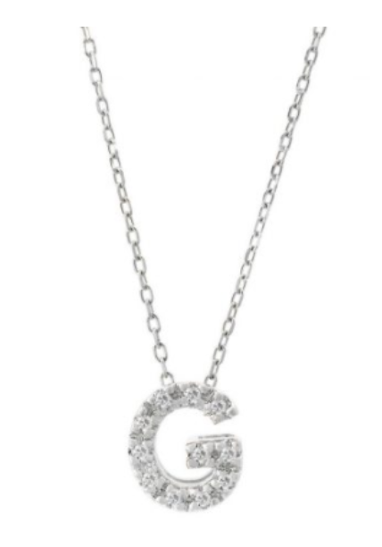 Diamond Initial Necklace