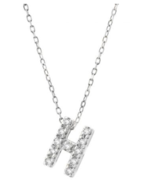 Diamond Initial Necklace