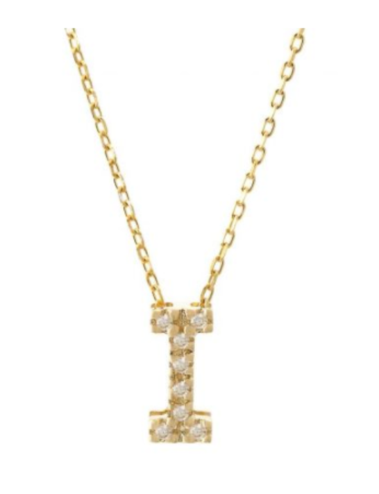 Diamond Initial Necklace