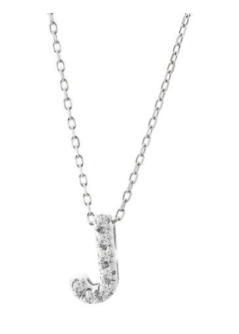 Diamond Initial Necklace