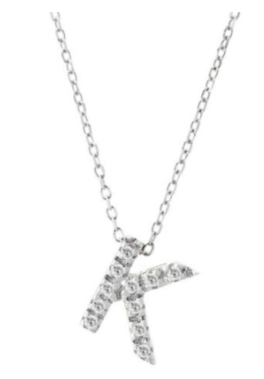 Diamond Initial Necklace