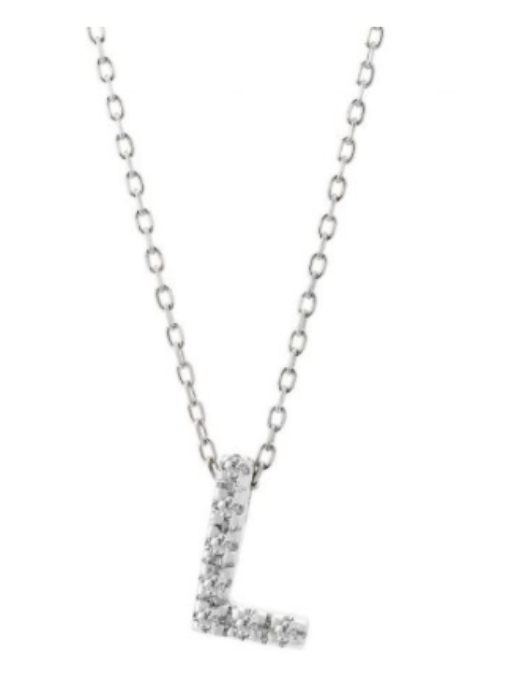 Diamond Initial Necklace