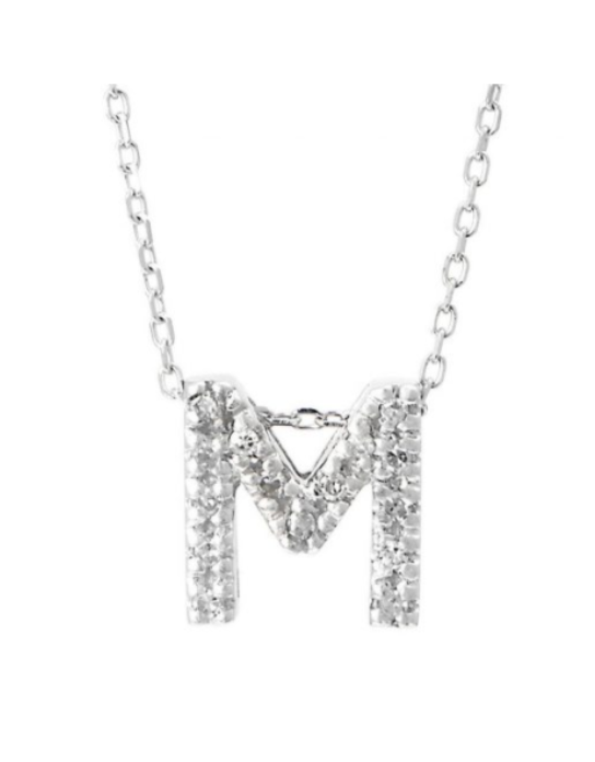 Diamond Initial Necklace