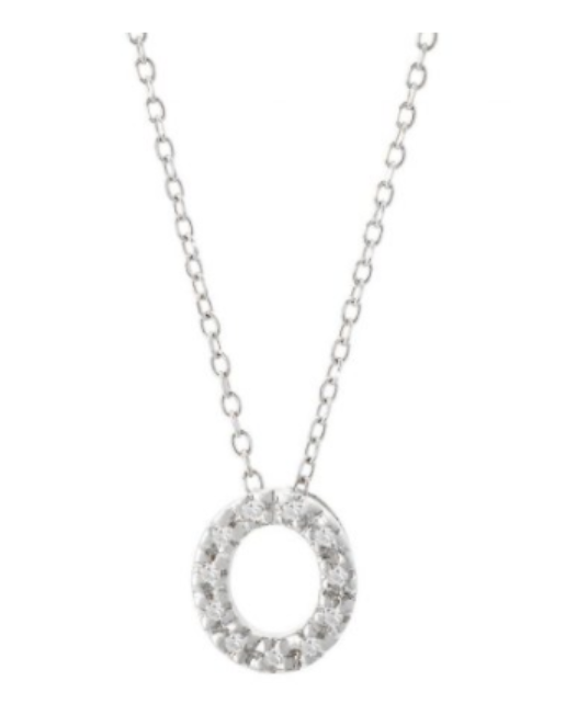 Diamond Initial Necklace