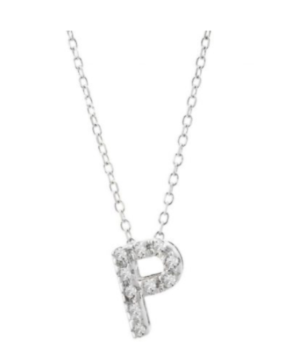 Diamond Initial Necklace