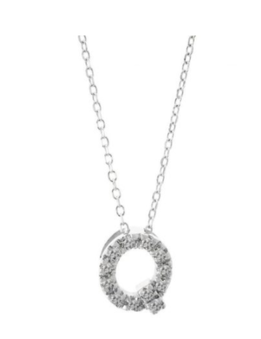 Diamond Initial Necklace