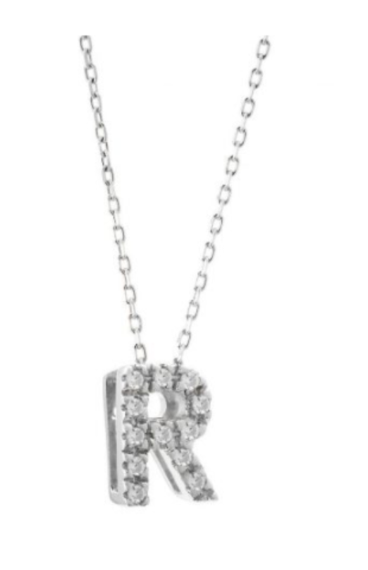 Diamond Initial Necklace