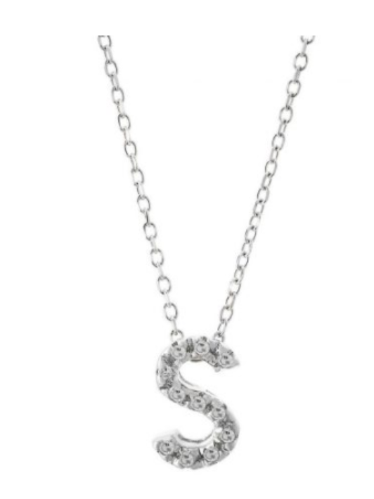 Diamond Initial Necklace