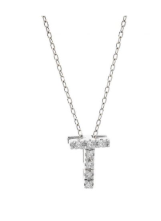 Diamond Initial Necklace