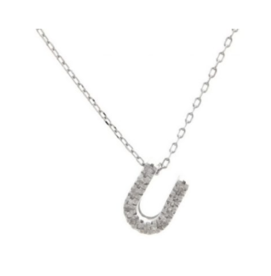 Diamond Initial Necklace