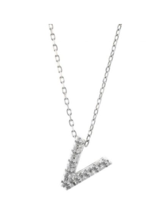 Diamond Initial Necklace