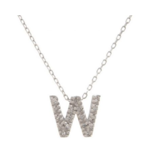 Diamond Initial Necklace