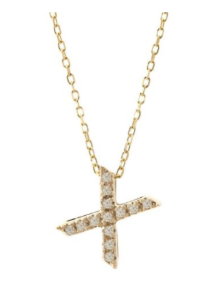 Diamond Initial Necklace