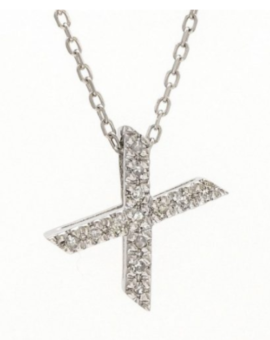 Diamond Initial Necklace