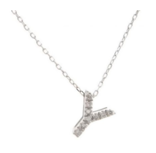 Diamond Initial Necklace