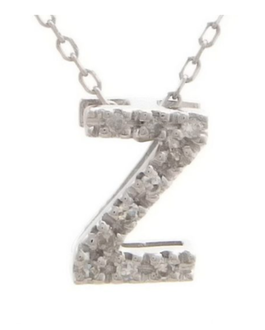 Diamond Initial Necklace